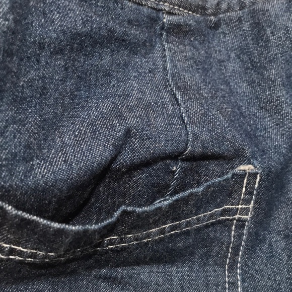 Petite Sophisticate 2P Denim Skort with pockets - Picture 5 of 7